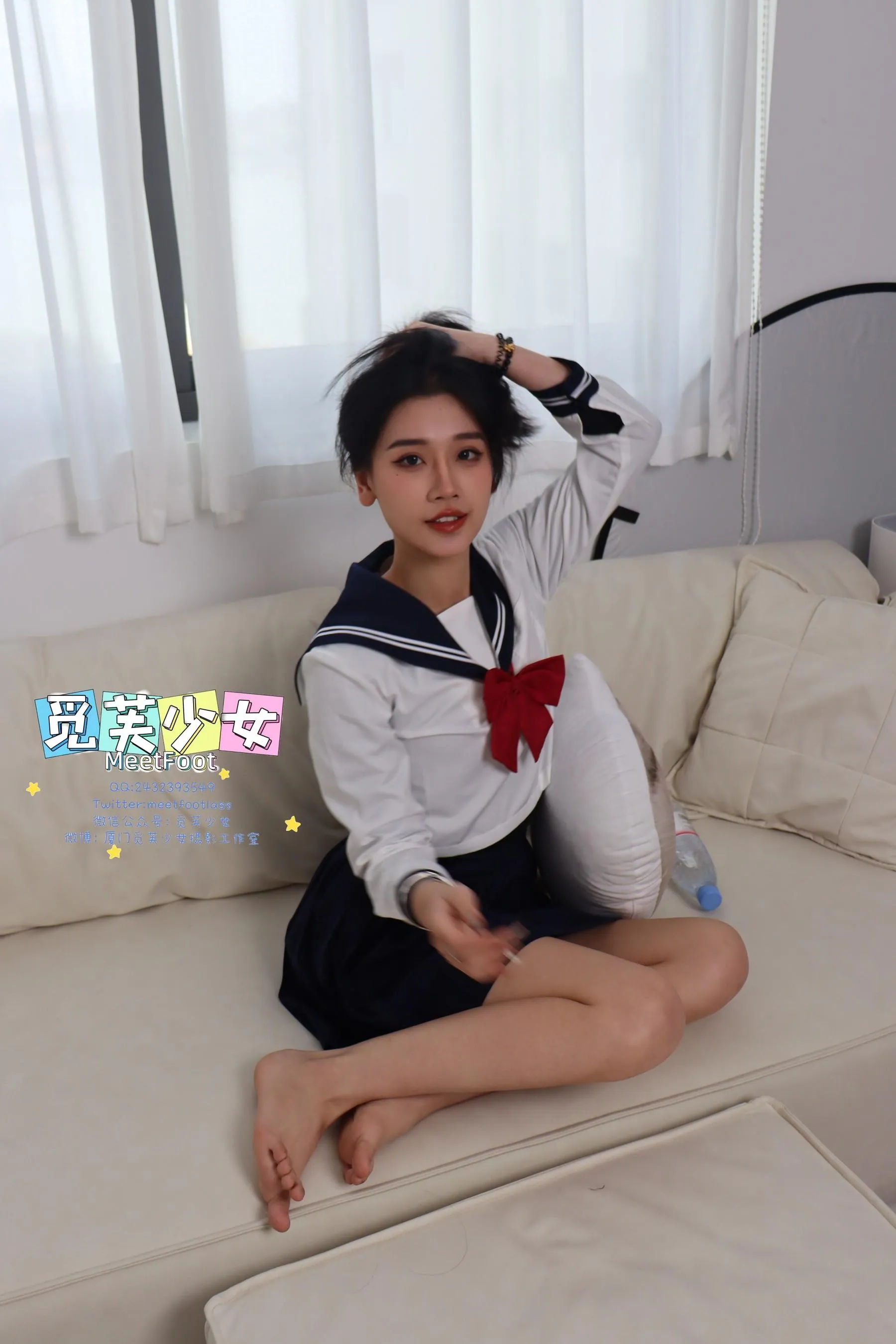 觅芙少女 NO.032 Wendy-与jk少女相遇在动漫里的的夏天 [158P]插图5